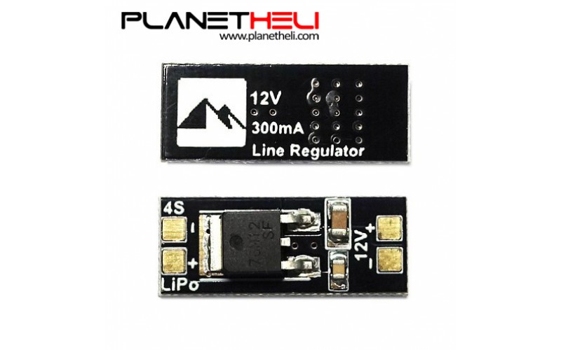 Matek linear voltage regulator / BEC 4S LiPo output 12V for webcam